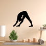 Wallity Yoga 14 Escultura de Pared Negra